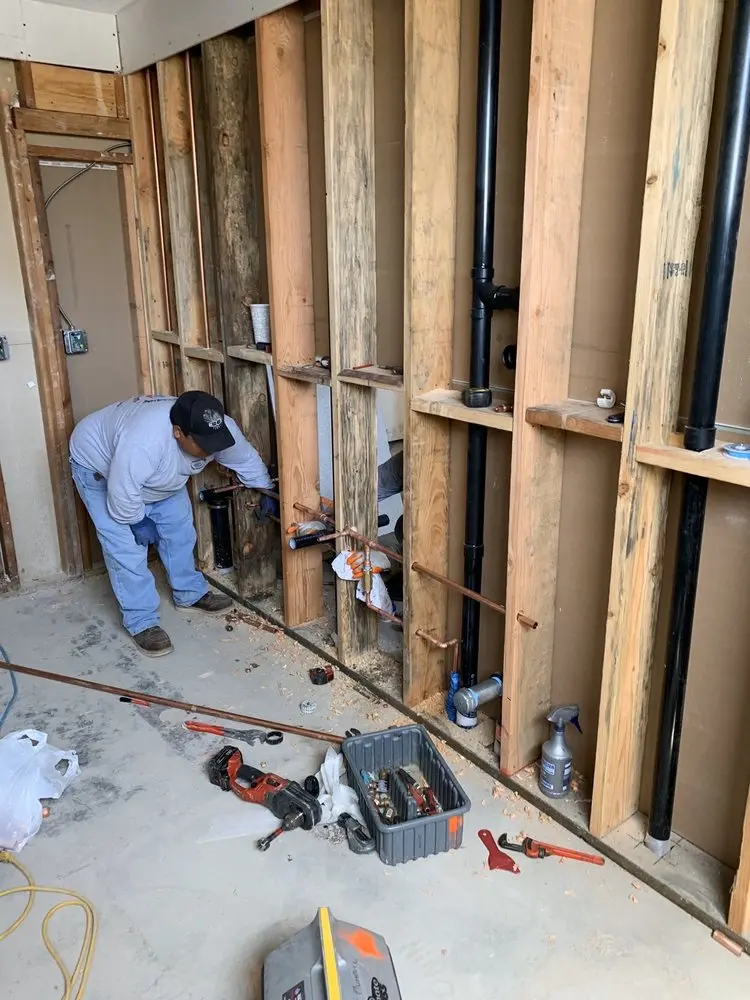 Commercial rough-in plumbing for Gas Line Repair in Atlanta
